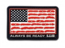 5.11 ANTSIUVAS USA KNIFE FLAG PATCH