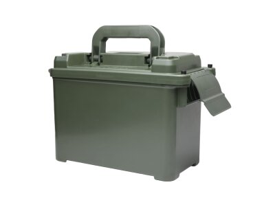 AMUNICIJOS DĖŽĖ NATO PLASTIC MUNITION BOX OD GREEN