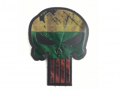Antsiuvas reflektyvus 3D “Lithuanian Punisher”