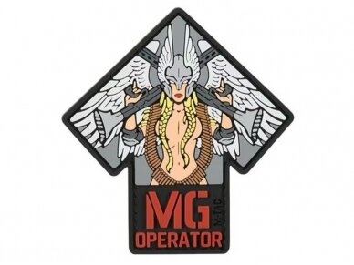 TACTICAL GIRL MG OPERATOR COLOR PATCH