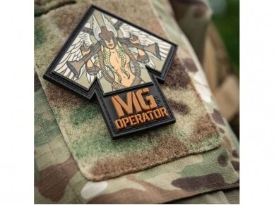 TACTICAL GIRL MG OPERATOR PATCH COYOTE 2