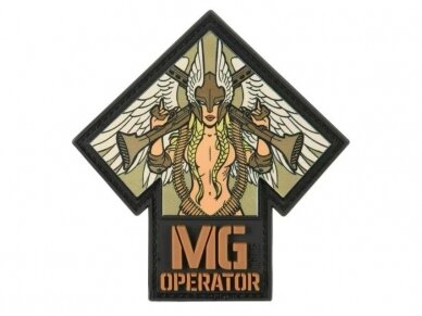 TACTICAL GIRL MG OPERATOR PATCH COYOTE