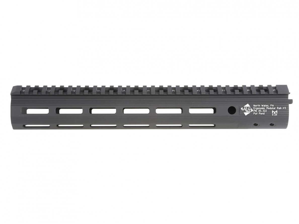 ALG HANDGUARD ERGONOMIC MODULAR RAIL (EMR) V3 M-LOK 13” 1 ALG HANDGUARD ERGONOMIC MODULAR RAIL (EMR) V3 M-LOK 13” 1