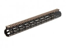 UTG HANDGUARD PRO M-LOK® AR15 15″ SUPER SLIM RAIL, BLACK/BRONZE 2-TONE