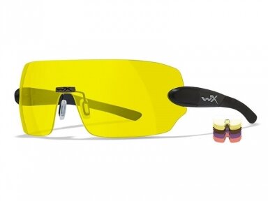 BALISTINIAI AKINIAI WILEY-X DETECTION CLEAR/YELLOW/ORANGE/ PURPLE/COPPER - MATTE BLACK