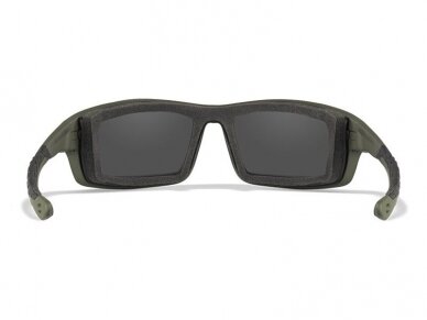 PROTECTIVE EYEWEAR WILEY-X GRID CAPTIVATE GREY MATTE UTILITY - GREEN 3