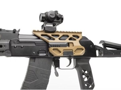 KRUK PICATINNY ŠONINIS LAIKIKLIS AK BLK 4
