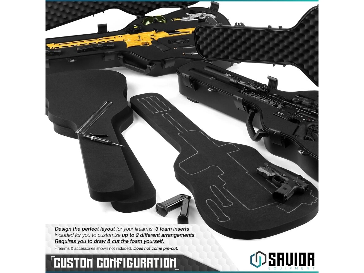 SAVIOR GINKLO DĖKLAS ULTIMATE GUITAR CASE 45" 3