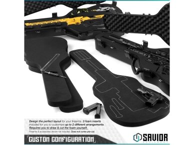 SAVIOR GINKLO DĖKLAS ULTIMATE GUITAR CASE 45" 3