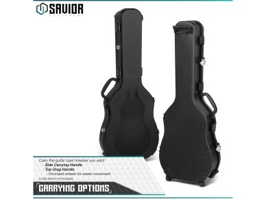 SAVIOR GINKLO DĖKLAS ULTIMATE GUITAR CASE 45" 5