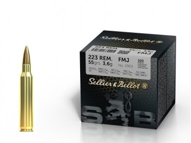 SELLIER&BELLOT ŠOVINYS 223REM 55GR