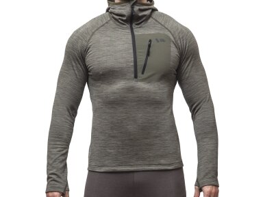 SUITED SYSTEMS SNOW SHIELD HOODED UNDERSHIRT OLIVE